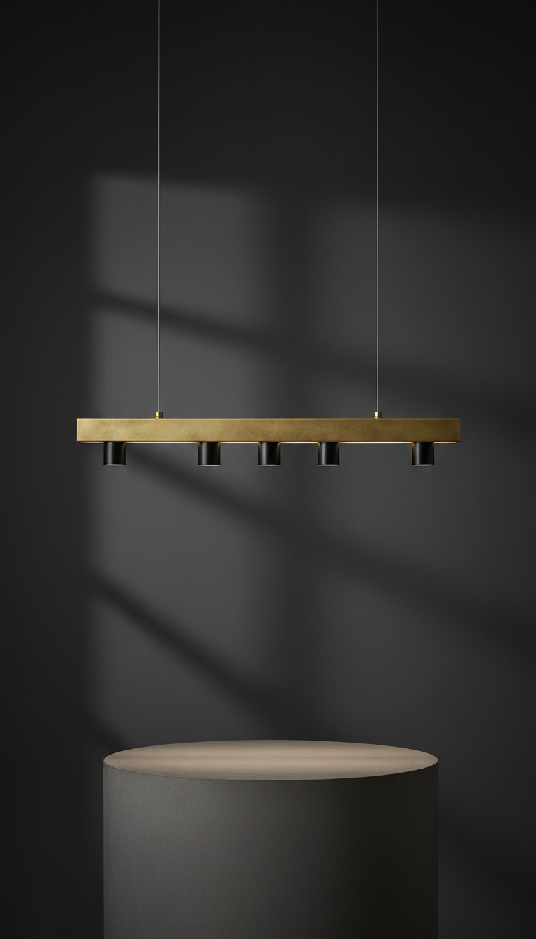 Brass Edge linear suspension
