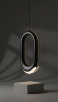 Obsidian Arc pendant light