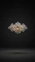 Matte Glass Orb Cluster Chandelier
